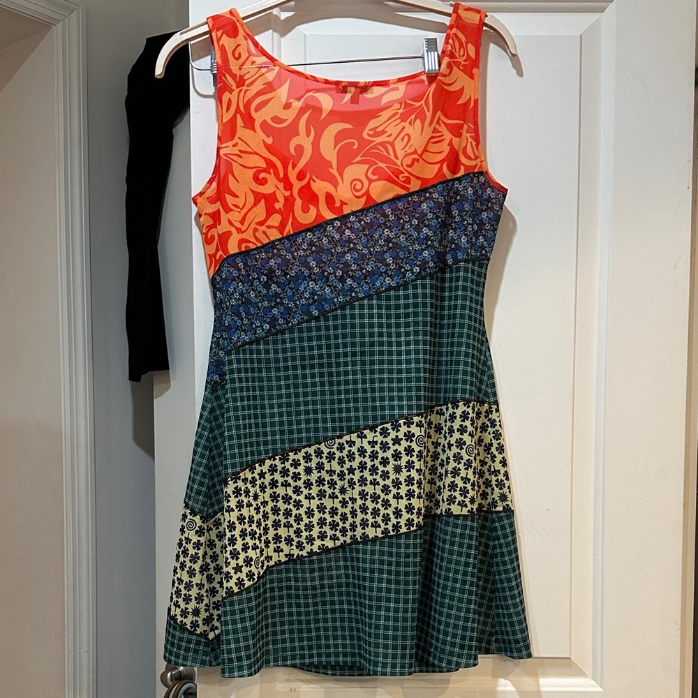 Miaou Multicolor Patchwork Sleeveless Blouse - image 3
